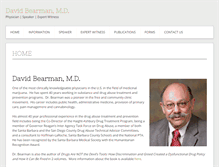 Tablet Screenshot of davidbearmanmd.com